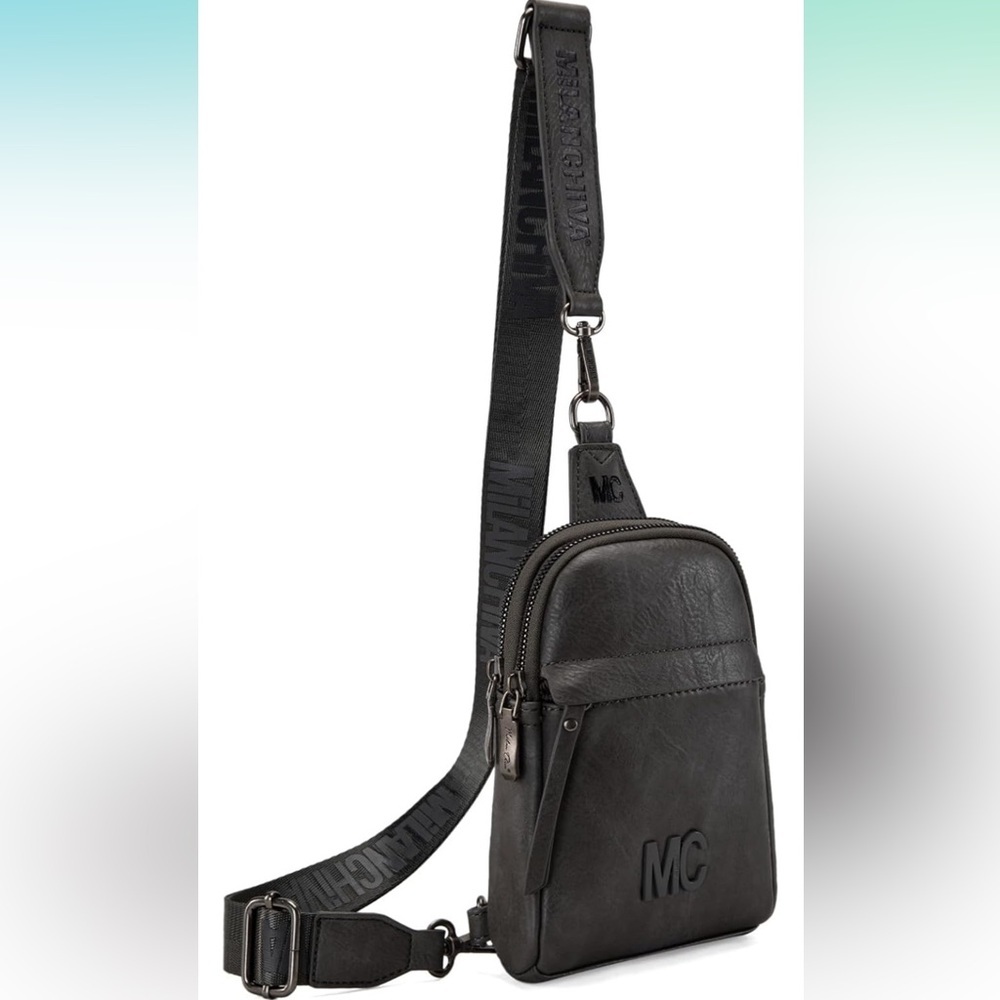 Dark grey sling bag